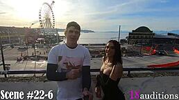 real latina petite amateur in casting