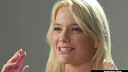 Up Close Blonde Kenna James Masturbates to Orgasm Full Scene