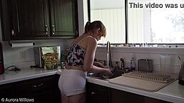 What Do You Think of This Behind-the-Scenes Femdom Lesson with Natural Tits?