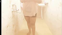 I'm obsessed with my sexy South Indian maid's stunning boobs.