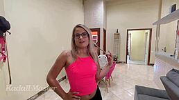 I caught my Brazilian neighbor cheating and she gave me her tight pussy