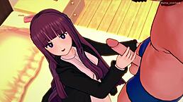 fern is starting a new sex lesson in 3d hentai 😏