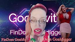 Pink Lip Gloss Fetish with Jerk Off Instructions