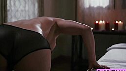 Jade Makes Ariel Orgasm with Intense Oiled Lesbian Massage