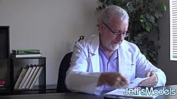 Horny fat nurse aurora rainbow rides the patients dick