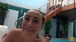 Poor cuck watches rich guy take his teen 18+ girlfriend.