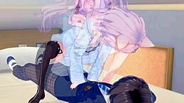 Brunette Girl Takes Huge Cock