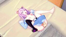 Brunette Girl Takes Huge Cock