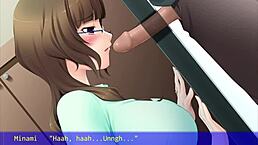 Neighbor watches all sex scenes in hentai anime part 2.