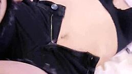 I lick my stepsister's vagina and she lets me record it