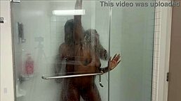Stepsister asks stepbrother to join her for a steamy shower moment