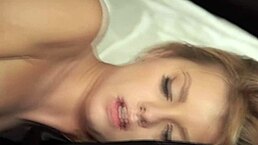 Big Cock Fucks Petite Brunette's Tight Pussy and Ass, Cumming Inside