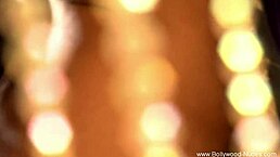 Sensual dancer becomes aroused in the nighttime, subtly enticing.