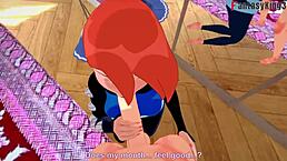 gwen tennyson fucks in front of the mirror, full pov fantasy