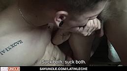 Hottest Latin Pov Blowjob Gay Sex And Cumshot In Spa!