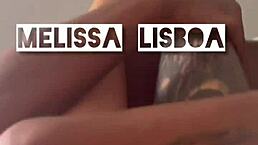 melissa lisboa showing off and taking it part 2
