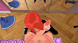 gwen tennyson fucks in front of the mirror, full pov fantasy