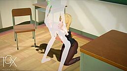 anime hentai marin fucks in various positions 😏