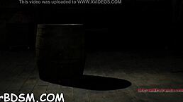 Brunette Darling Sits on Huge Fake Penis for Pleasure