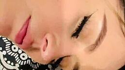 sexy facial with big cock cumshot and deepthroat action