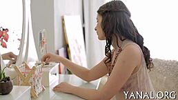 This beauty decided to try intense ass fucking today.