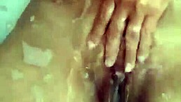 I, the fifty-year-old Cuban woman, masturbate in this Caribbean setting.