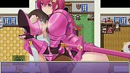 Is the hero under her heel for handjob and footjob?