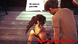 Lara Croft's wild hentai sex