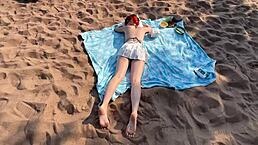 meeting stranger on public beach for big cock