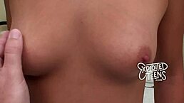 gorgeous 19 yr old shines in amateur vid on the sofa, damn hot!