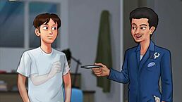 in summertime saga, she sucks a monster cock in this episode