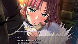 dungeon of regalias character3 asks, 'what's in scene3?' with subtitles