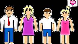 Stepsis roleplays as stepmom for retro cowgirl banging