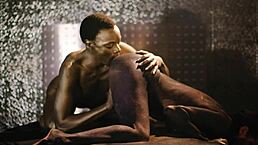 I love this artsy lesbian body paint session with alexis and ana