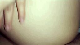 after the party, my neighbor stayed in my bed for some anal fun