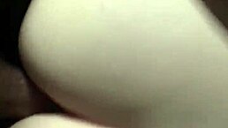 Blonde bent over for monster cock doggystyle action