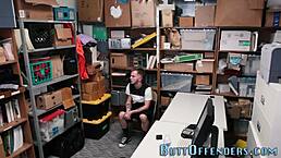 gay teen gets facial after hardcore anal caught on camera