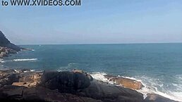 Pescadores Brasileiros Dando Uma Trepada Nas Pedras With Hardcore Monster Cock Kissing Handjob Bareback Blowjob