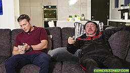 Pervy Vibes Her Clit As Her Stepson Licks Her