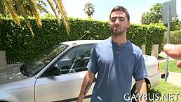 Homo oral action in raw footage.