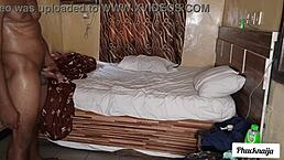 I’m obsessed with this petite maid’s wet pussy getting pounded in standing doggystyle. Every thrust feels so real!