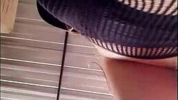 Visiting musician's home for sexy lingerie sex