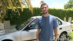 Homo oral action in raw footage.