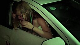 Alexis Crystal Gives Public Blowjobs Through Car Window 😏