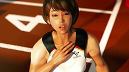 Rena Senpai Plays with Baton in POV Anime Scene