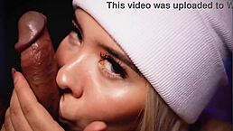 I demonstrate my professional cock sucking skills on webcam