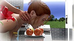 karthik fucks riley in dream with blowjob and footjob 😏