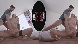 In virtual taboo, the anal slut gets her shaved pussy fucked.