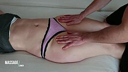 Hot Couple's Tight Pussy Massage in Panties