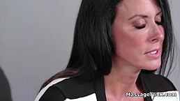 Office Massage Turns To Wild Fingering With Big Tit Boss